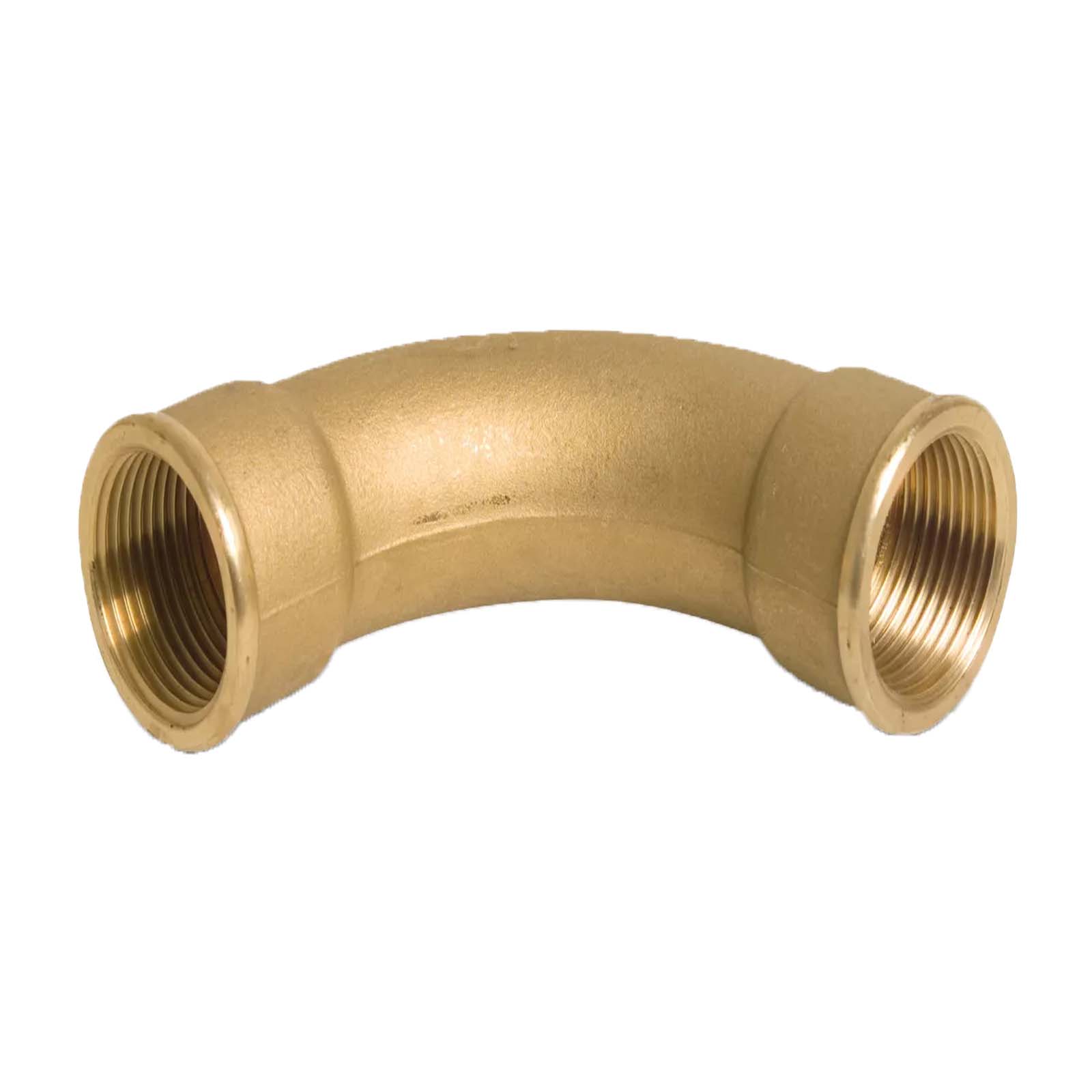 1/2" Bogen 90° Innen x Innengewinde IG Messing Fittings PN 40 bar