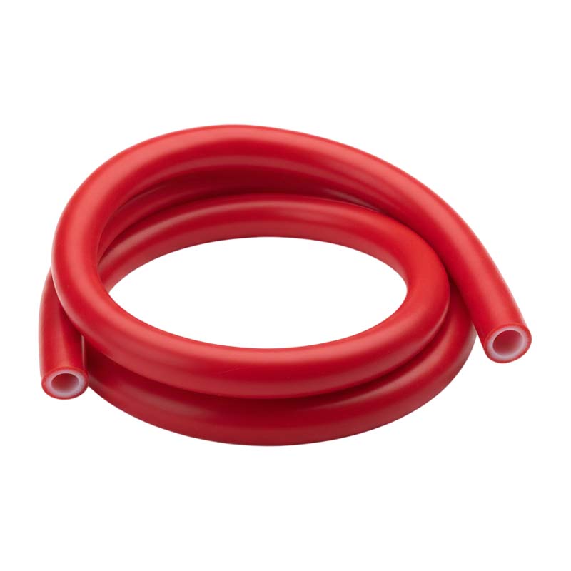 25 x 35 mm Silikon Silicon Schlauch Gewebe rot lebensmittelecht FDA PN 7 bar - 25 m