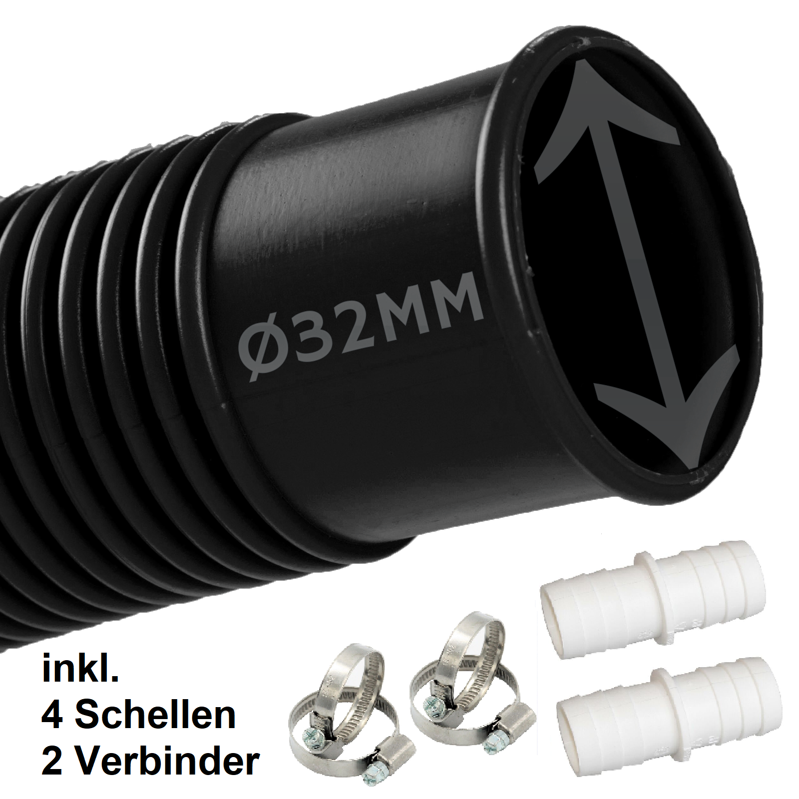 32mm - schwarz