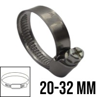 20 - 32 mm Schlauchschelle W2 (DIN3017) Rohr Schelle Edelstahl V2A - Bandbreite: 9 mm