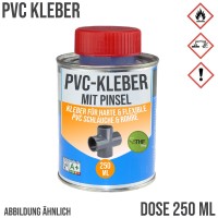 250 ml PVC Kleber Spaflex Poolflex Klebe Flex Schlauch Rohr (THF frei)