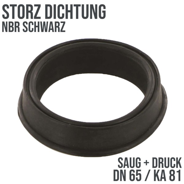 Dichtung STORZ DN 65 KA 81 Kupplung (Saug/Druck) NBR schwarz