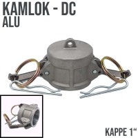Kamlock Typ DC (ALU) Mutterteil Kappe 1" Zoll DN25