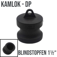 Kamlok Typ DP (PP) Blindstopfen Stopfen 1 1/2" DN38