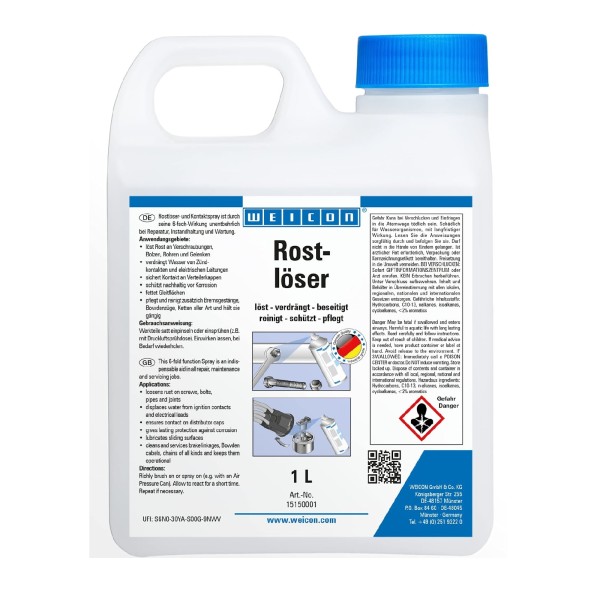 Rostlöser Reinigung Wartung Reparatur Pflege Metall Entferner beige - 1,0 ltr. Kanister